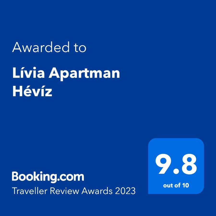 Lívia Apartman Hévíz Extérieur photo